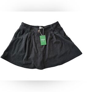 HALARA Black Skater Skirt